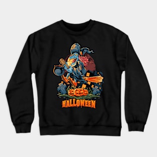 Halloween Witch Crewneck Sweatshirt